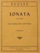 Sonate pour Contrebasse et pianos de Henry Eccless, transrite pour Oechestre  cordes et piano par Nicolas Verdon
